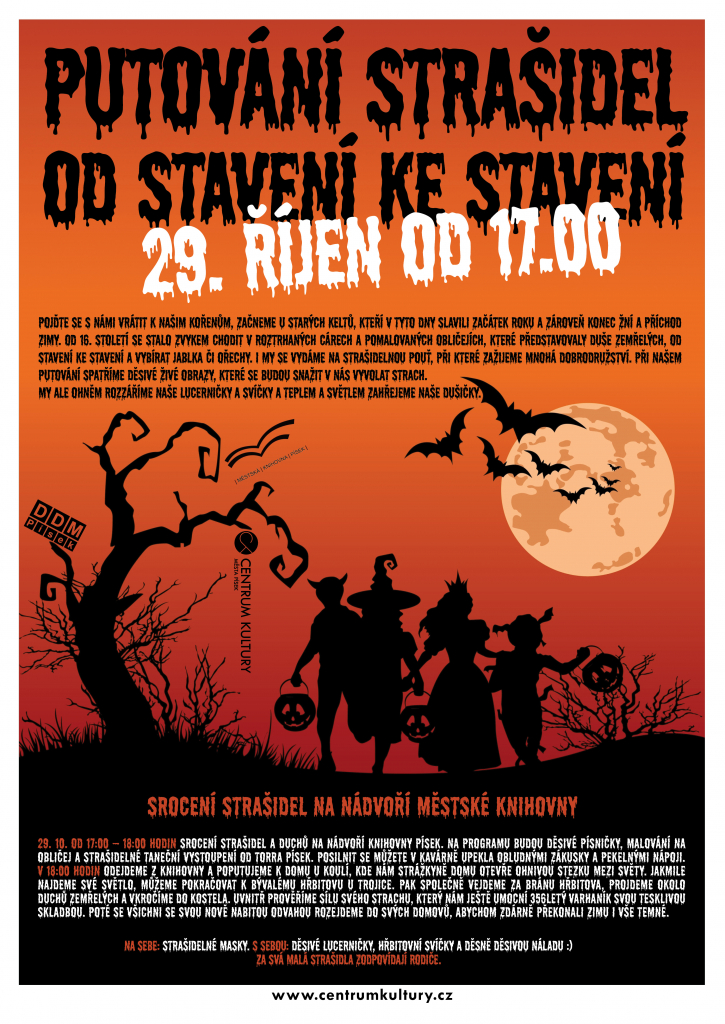 Putování strašidel od stavení ke stavení