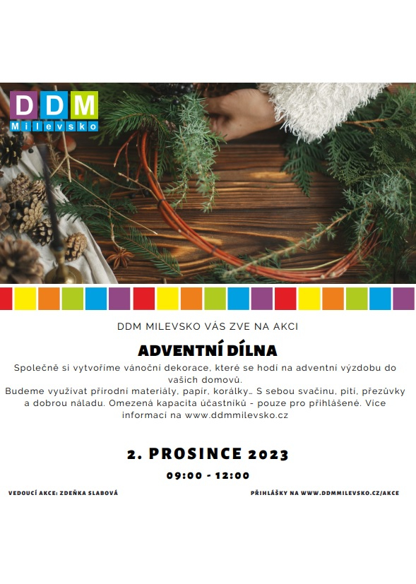 Adventní dílna Milevsko