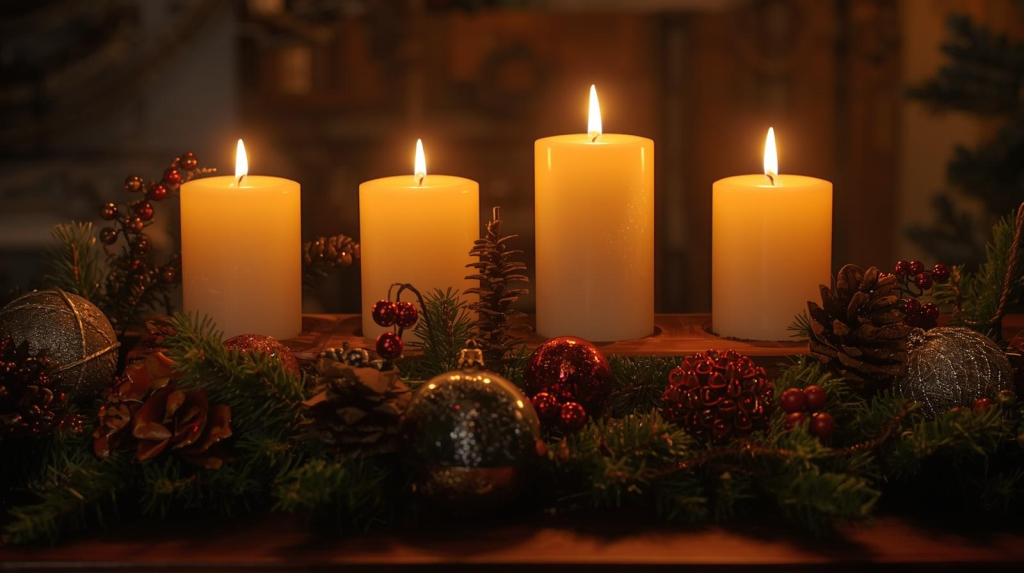 Adventní dílna- výroba adventního svícnu